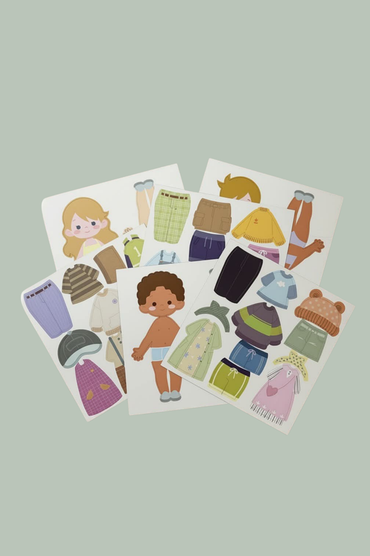 Magnetic Dress-up Dolls Set