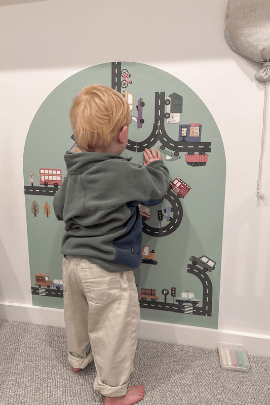 Road Track & Vehicle Magnet Set