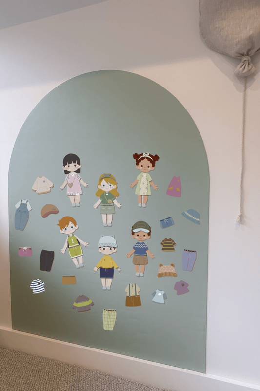Magnetic Dress-up Dolls Set