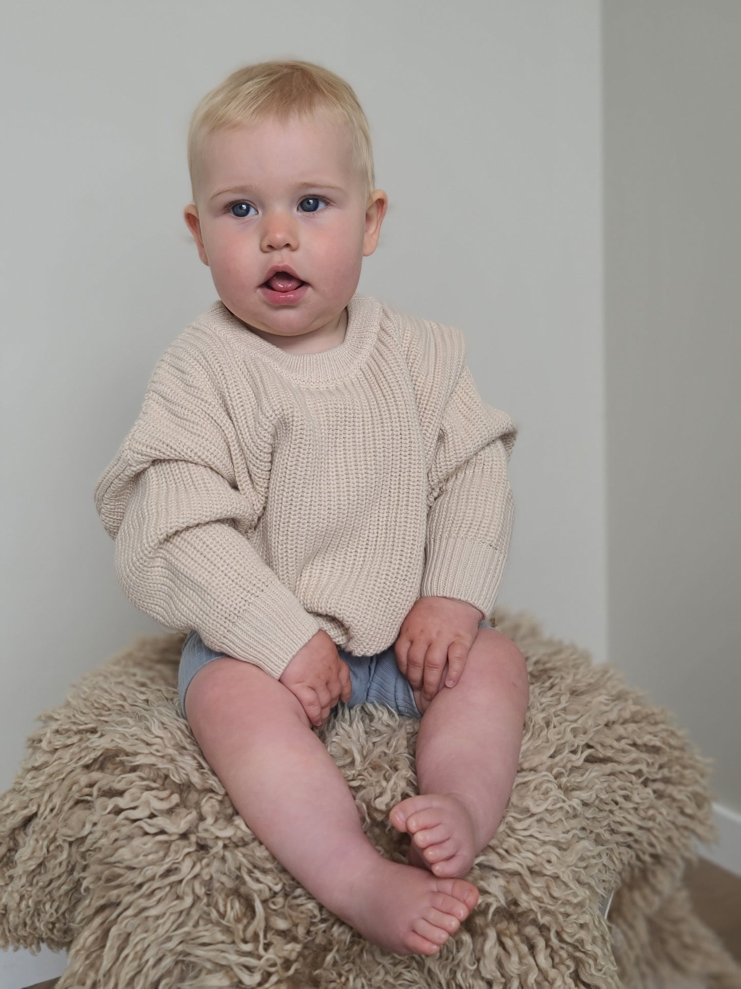 Organic Cotton Knit - Oat
