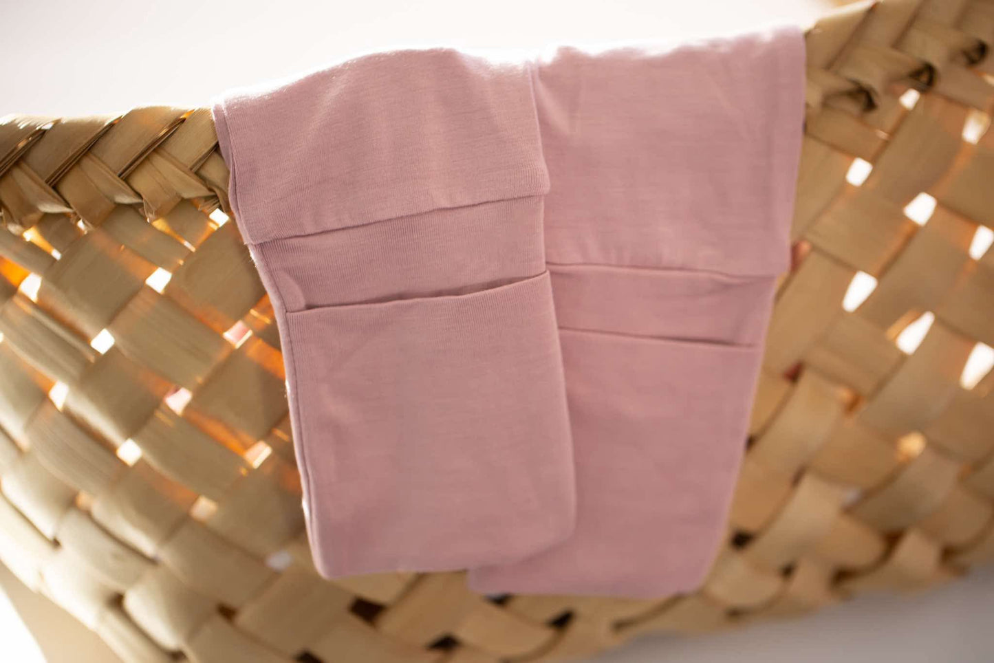 Bamboo Baby Onesie - Powder Pink