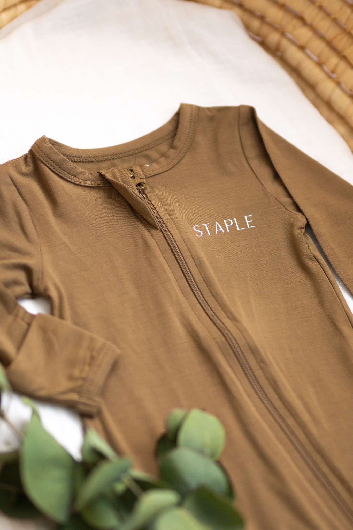 Bamboo Baby Onesie - Khaki