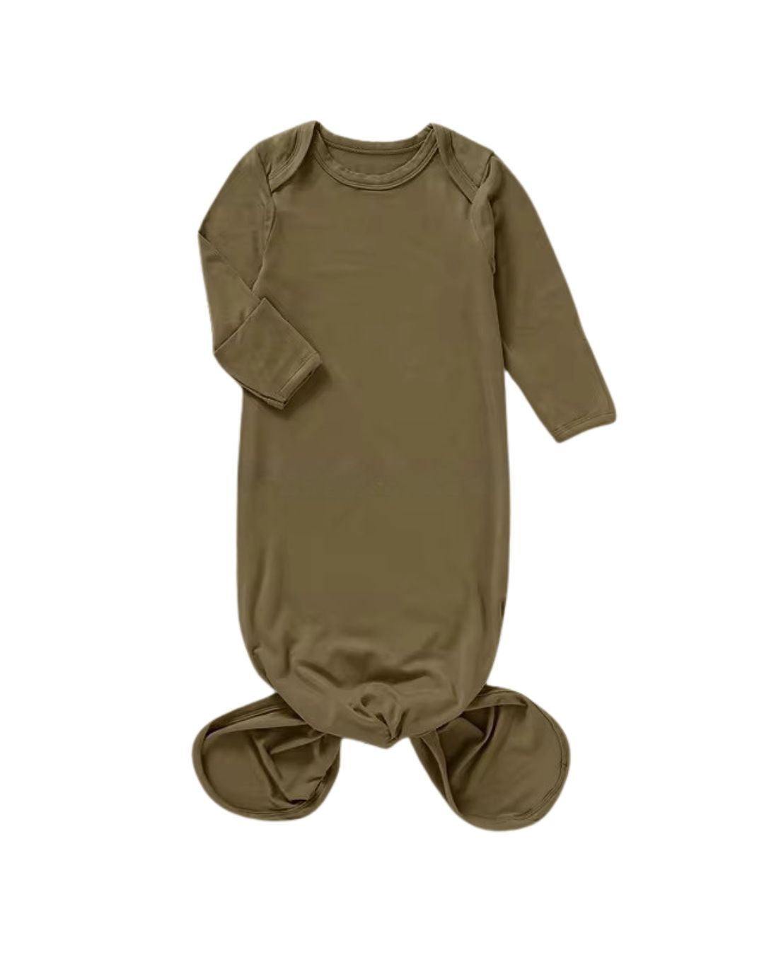 Bamboo Baby Gown - Khaki